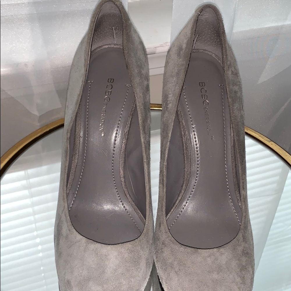 Bcbgeneration Gray Suede Pumps - image 2